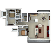 2x2 Luxury HC-27 floor plan